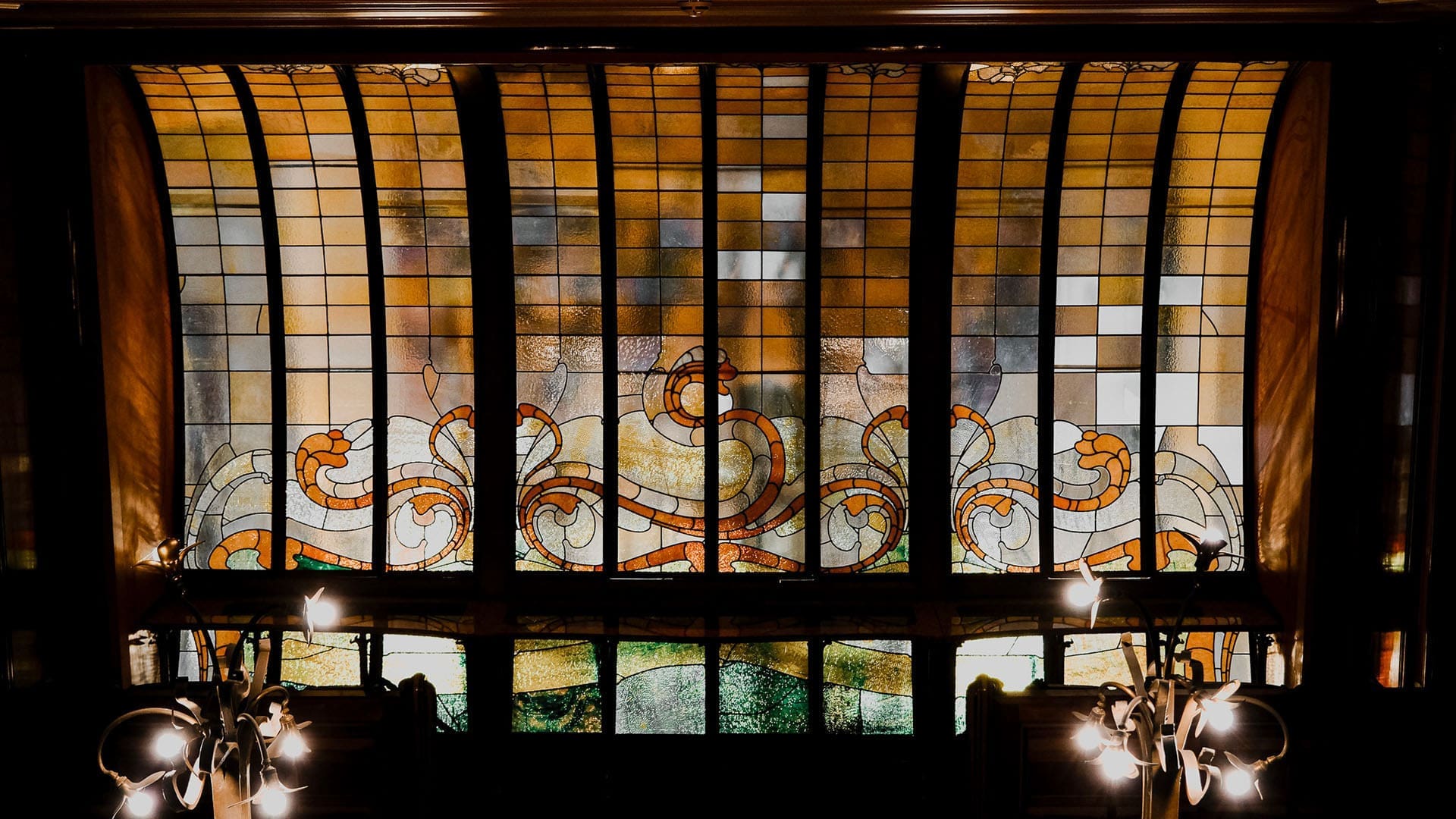 Hotel Solvay Stained Glass