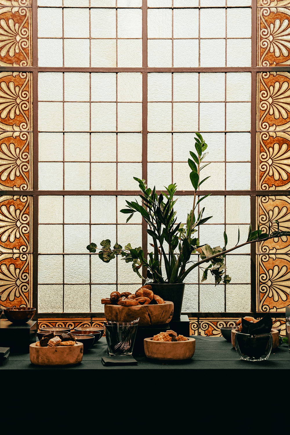 Residence Palace Choux Catering Event venue breakfast buffet view