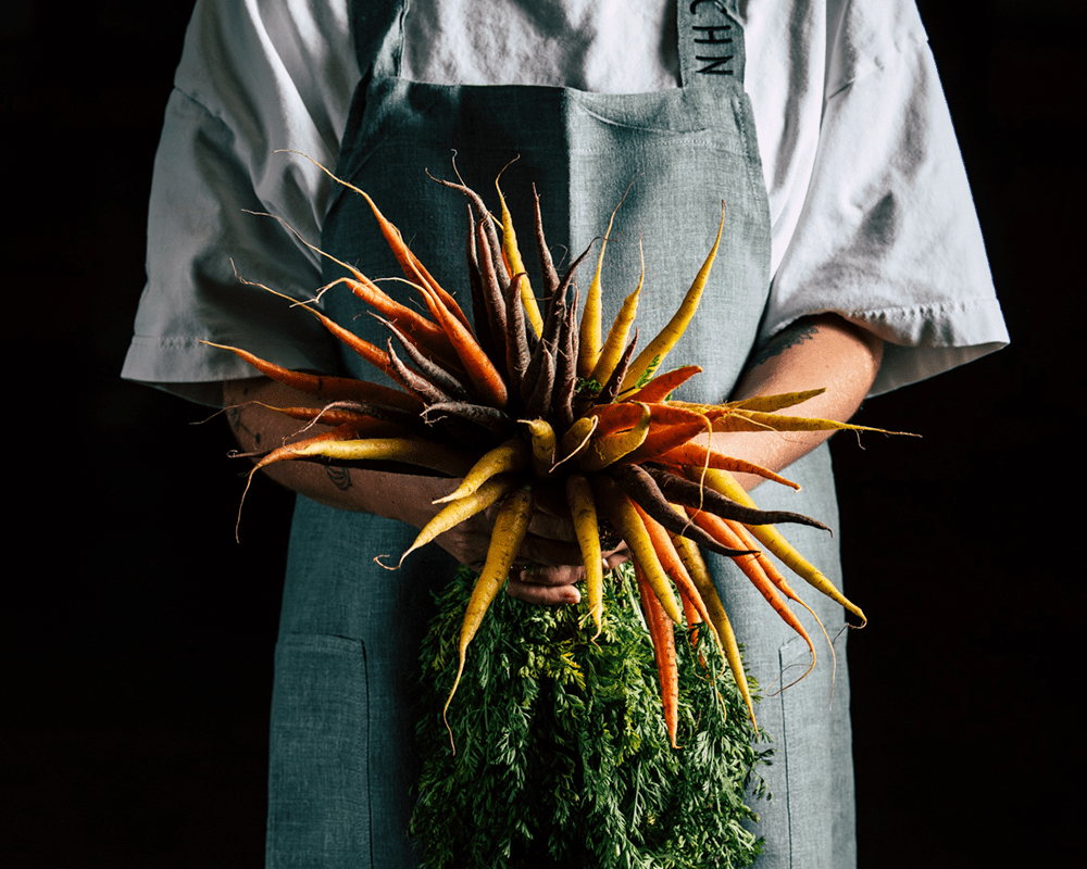 Choux de Bruxelles KTCHN Traiteur Carrots Natural food vegetable philosophy sustainable approach