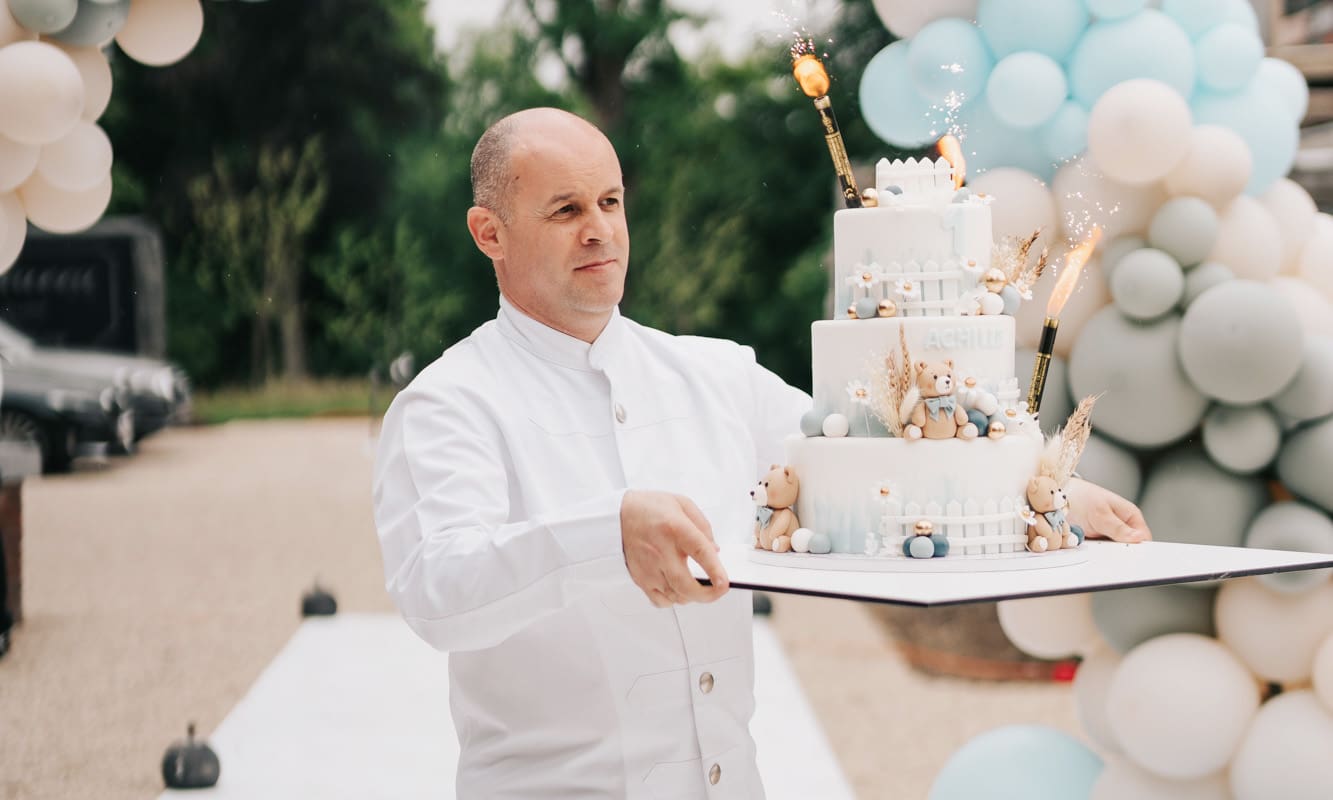 Emmanuel Klein Maître Hôtel Choux de Bruxelles Gâteau anniversaire