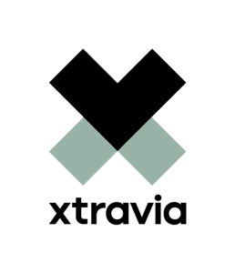 Xtravia Client logo black green