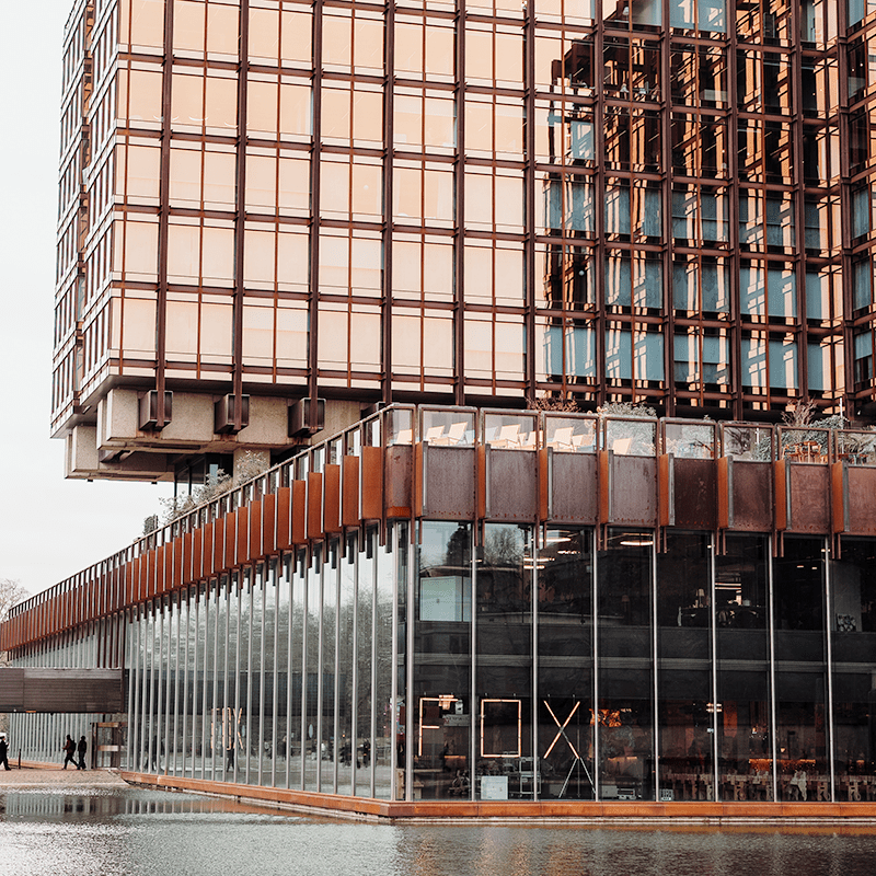 FOX Food market architecture side view Brussels