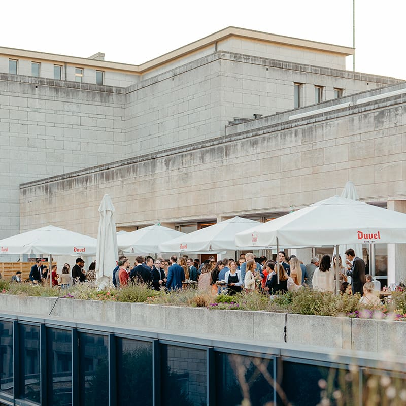 Albert rooftop venue event Choux de Bruxelles Catering terrace view