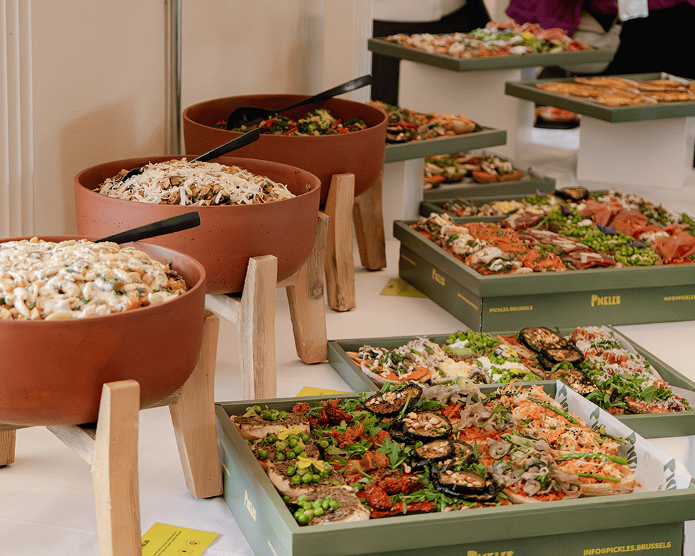 PICKLES traiteur corporate event buffet delivery Gare du Nord Track venue